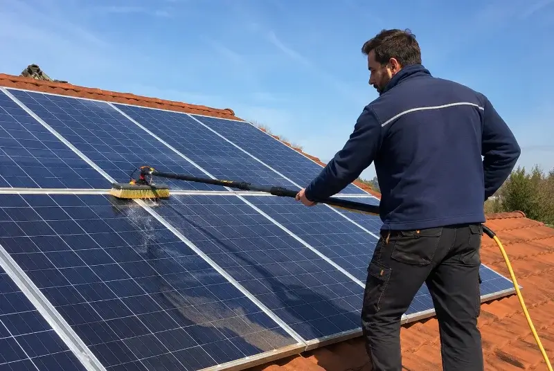 Nettoyage et entretien de panneaux solaires à Saint-Maurice-de-Cazevieille